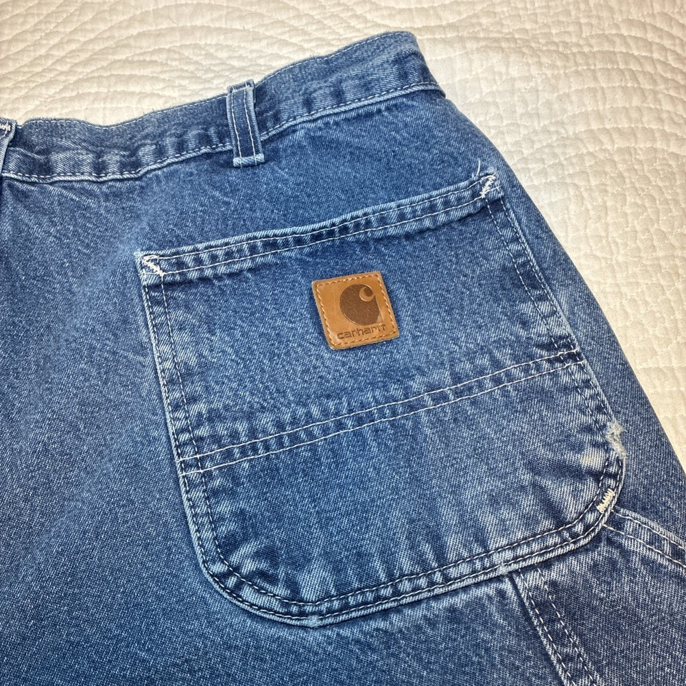 Carhartt Loose Original Fit Utility Carpenter Jeans Men's 38x30 - Picture 11 of 16